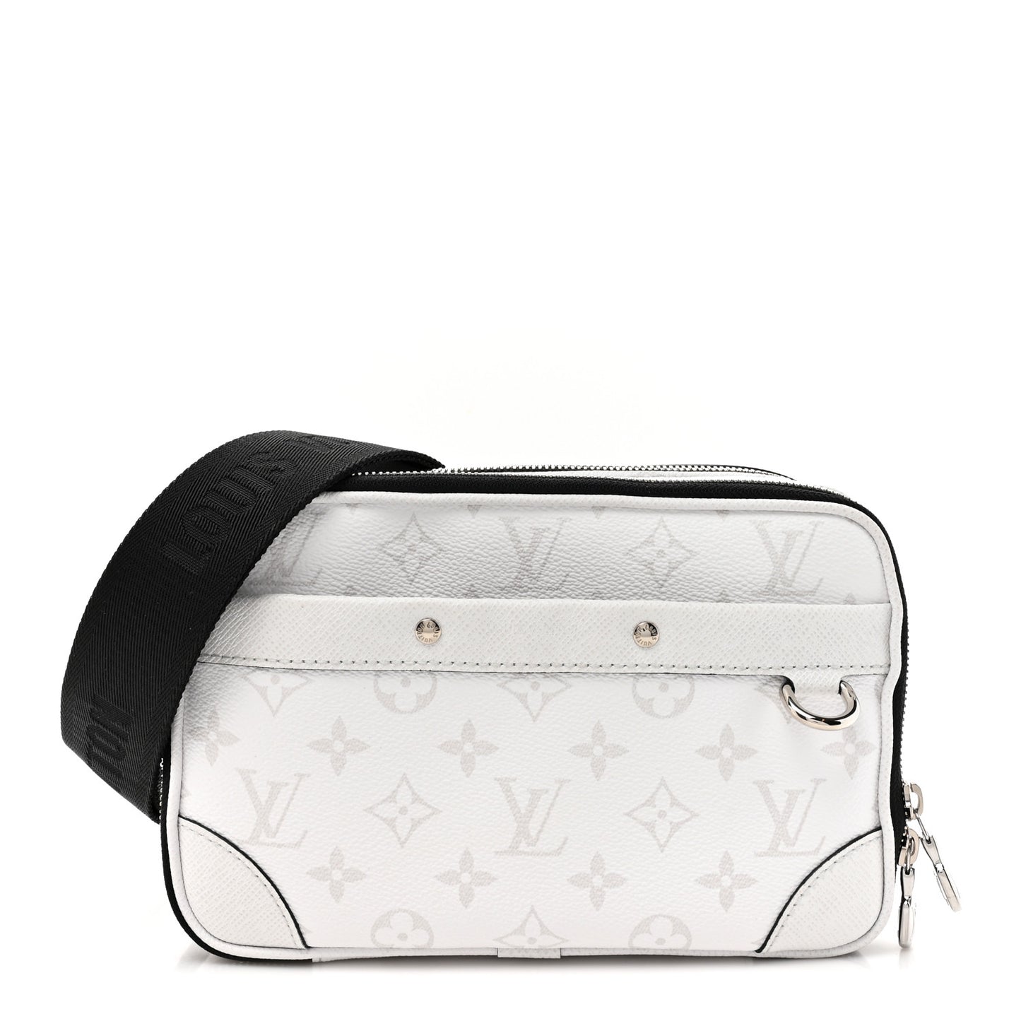 Taiga Monogram Alpha Messenger Optic White