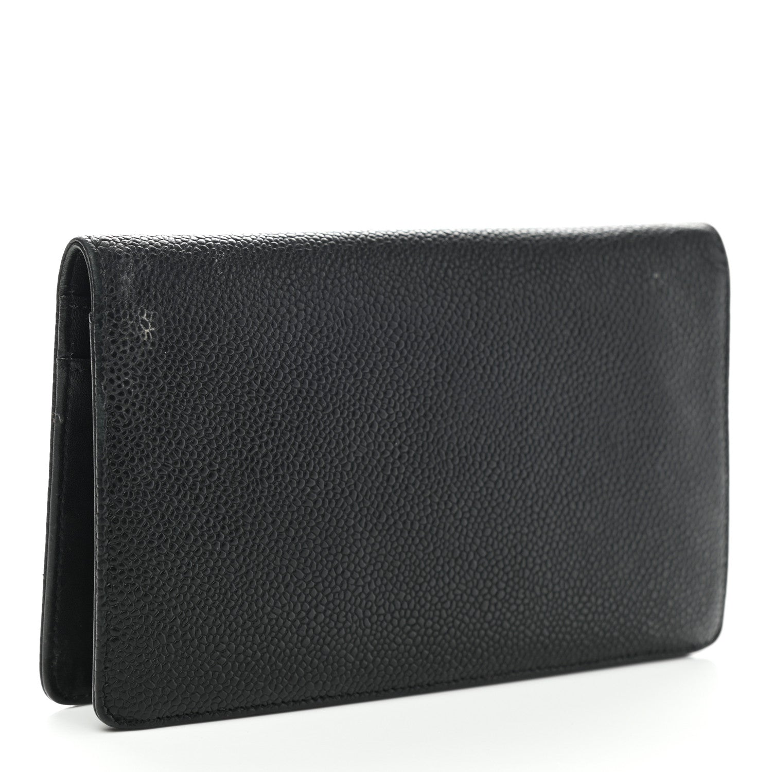 Chanel Caviar Timeless CC Yen Wallet Black 3 of 14