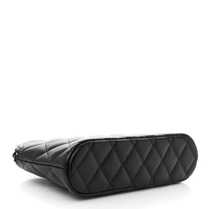 Chanel Caviar Quilted Classic Clutch with Chain Black 4 of 11