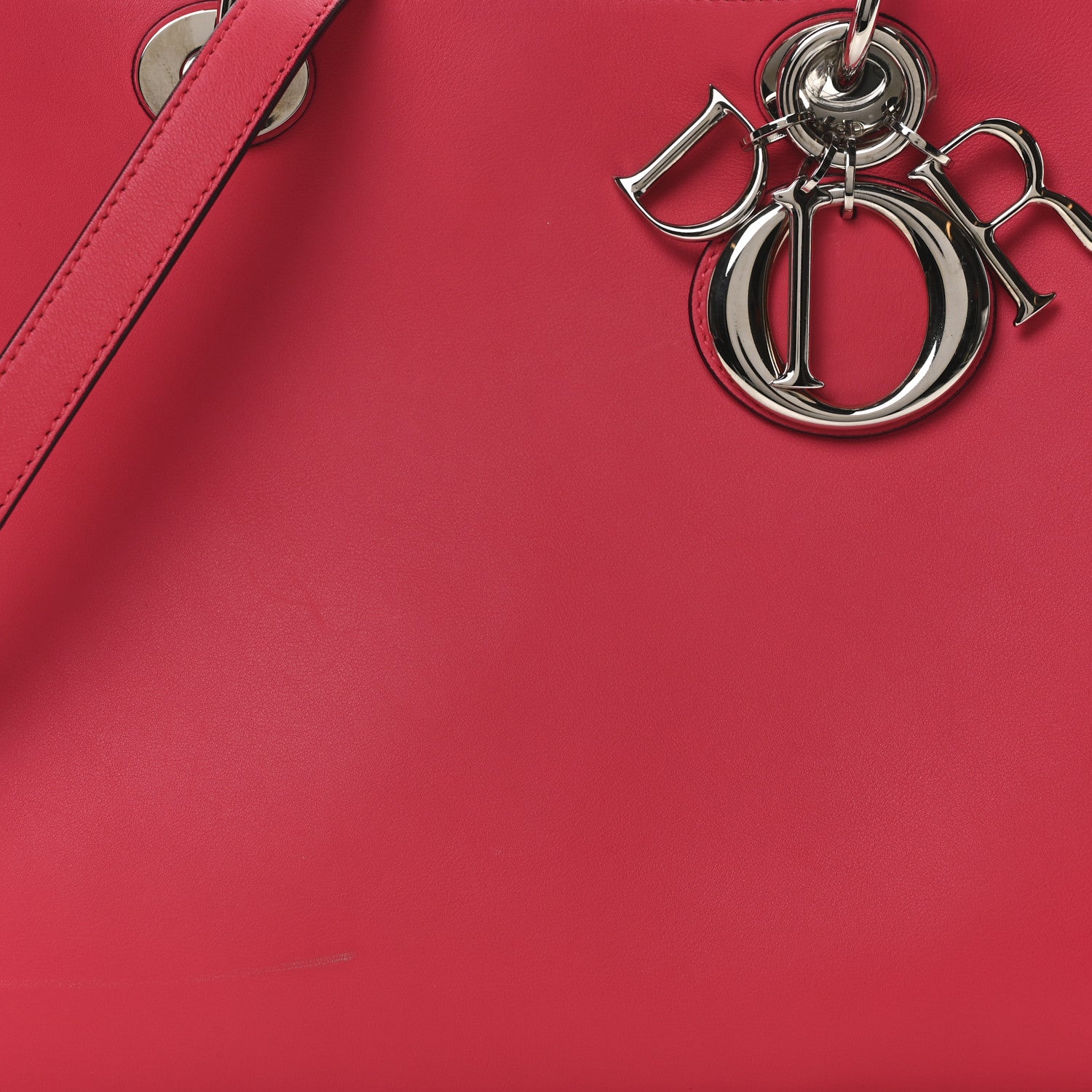 Christian Dior Smooth Calfskin Medium Diorissimo Tote Fuchsia 8 of 10