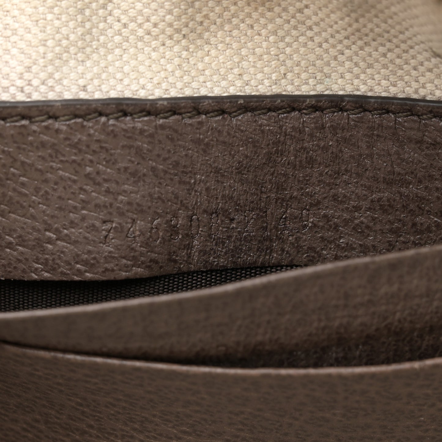 GG Supreme Monogram Web Mini Ophidia Bag Beige Ebony