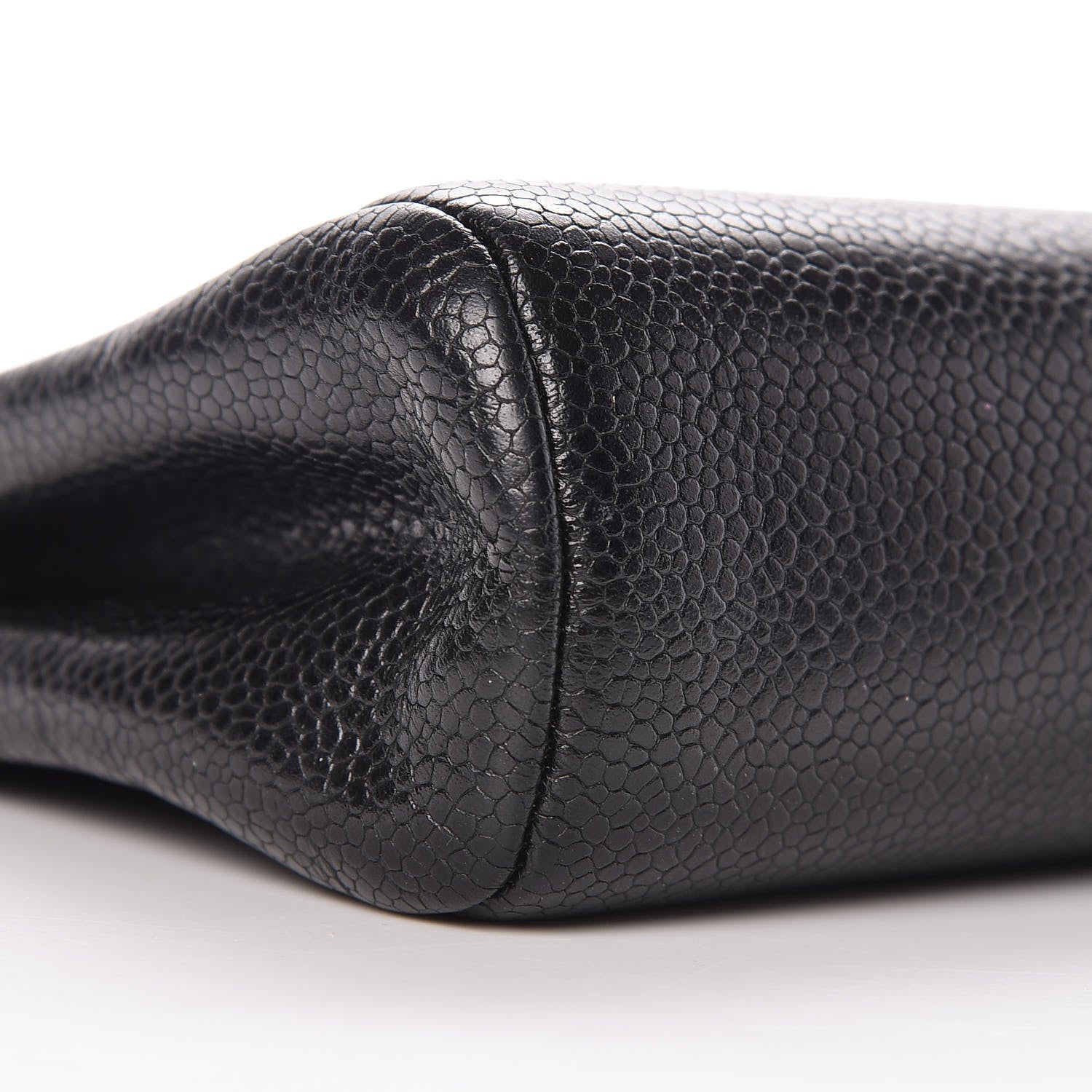 Chanel Caviar Timeless CC Cosmetic Pouch Black 8 of 9