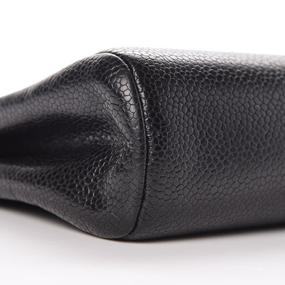Chanel Caviar Timeless CC Cosmetic Pouch Black 8 of 9
