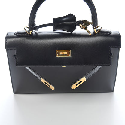 Hermes Box Kelly Sellier 25 Black 26 of 38