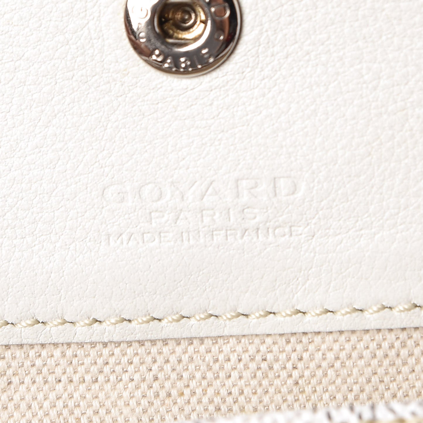 Goyardine Saint Louis GM White