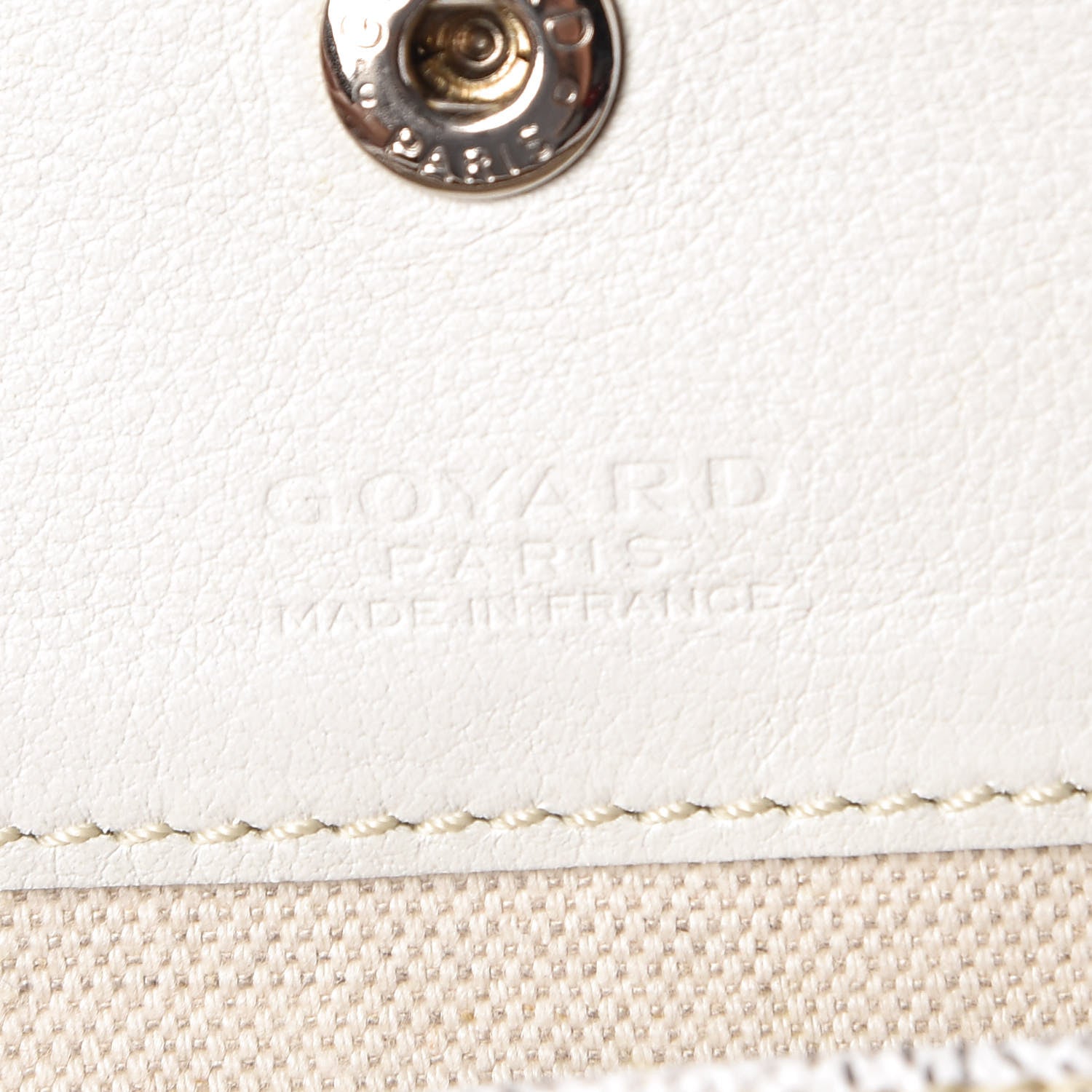 Goyard Goyardine Saint Louis GM White 9 of 13