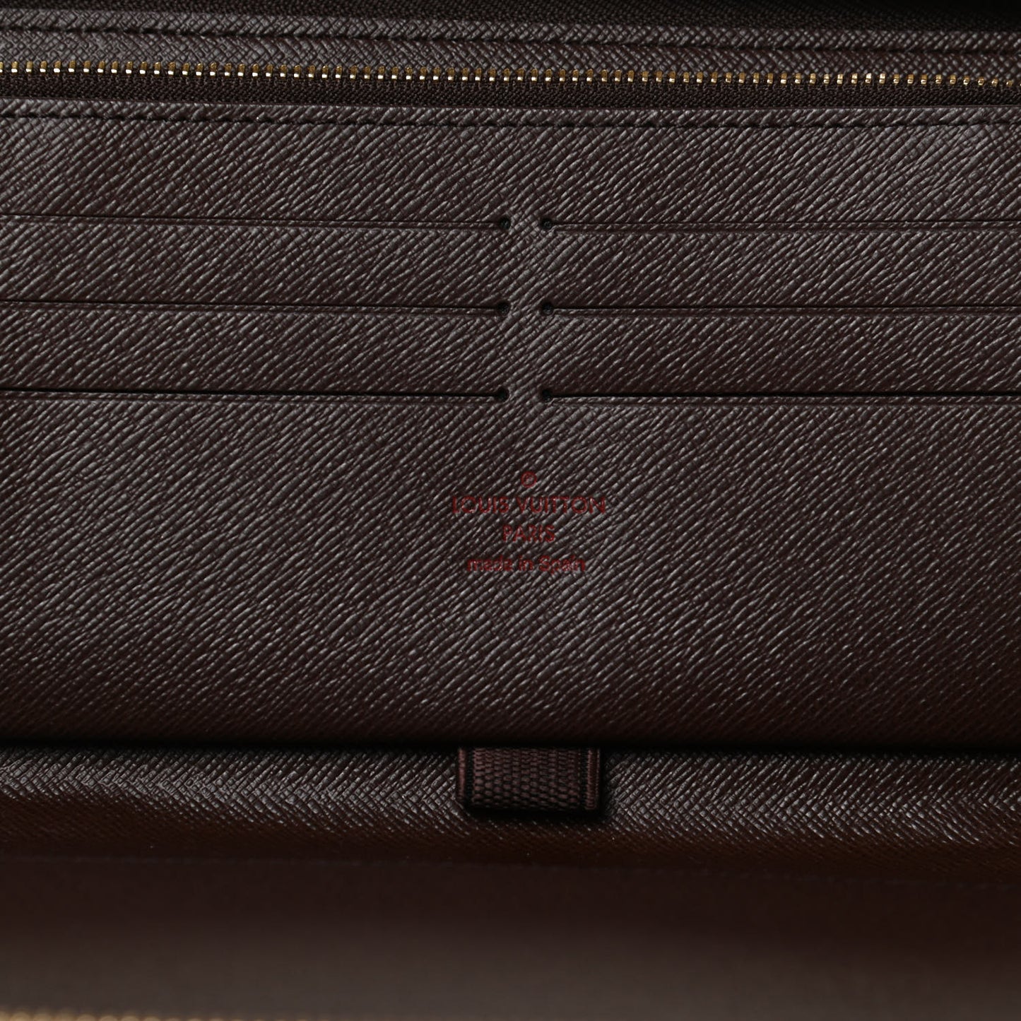 Damier Ebene Zippy Organizer Wallet