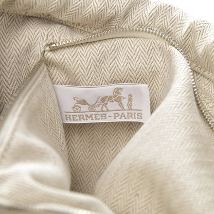Hermes Canvas Barenia Fourbi 25 MM Pouch Naturel Fauve 7 of 10