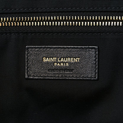 Saint Laurent Lambskin Quilted Maxi Icare Shopping Tote Black 7 of 8
