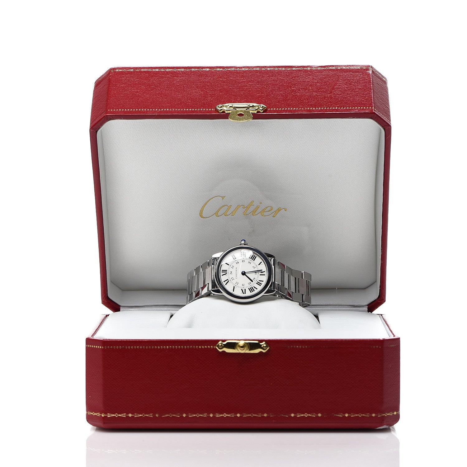 Cartier Stainless Steel 29mm Ronde Solo Quartz Watch 6 of 6