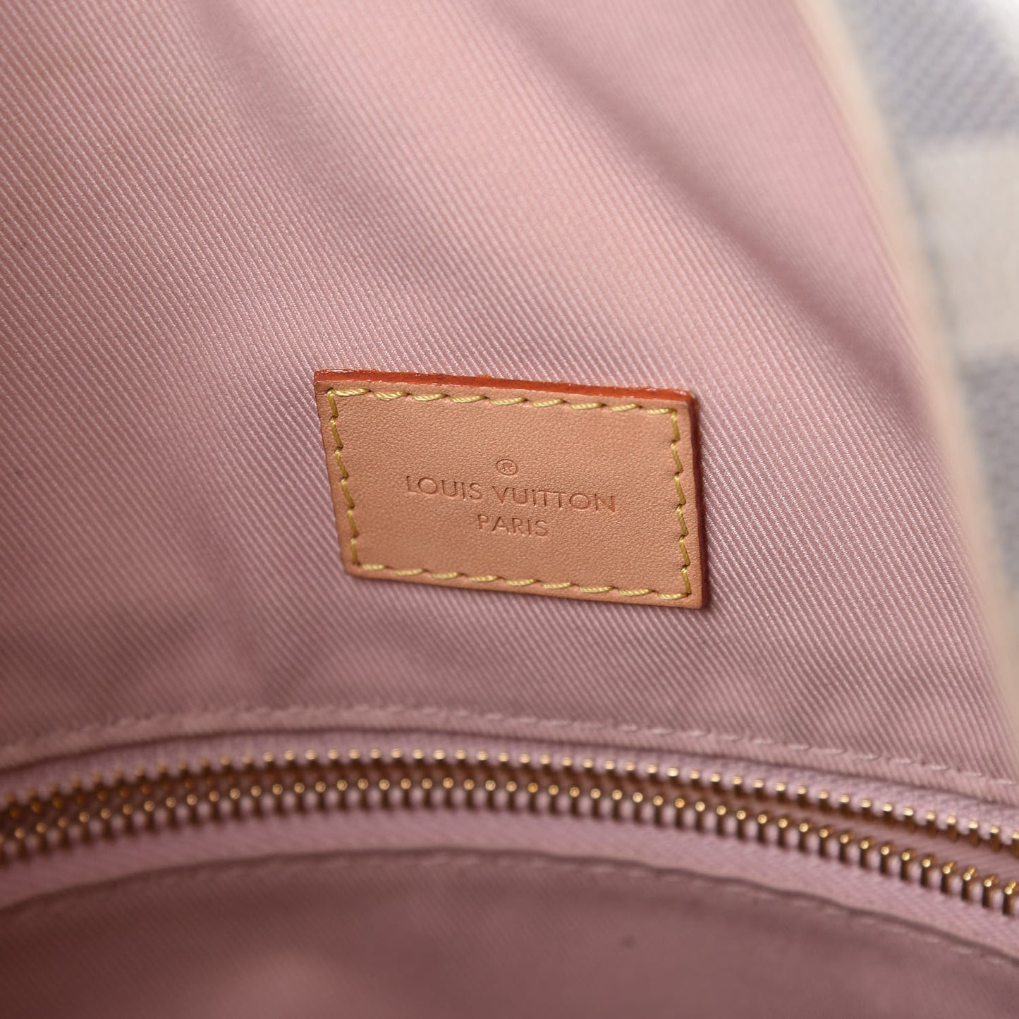 Damier Azur Graceful MM Rose Ballerine