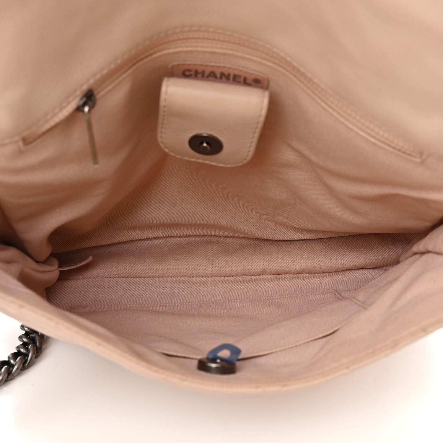 Chanel Calfskin Quilted Couture Messenger Light Pink 5 of 11