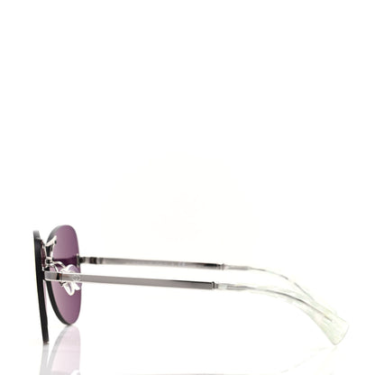 Chanel Pilot Aviator Sunglasses 4218 Red 3 of 8