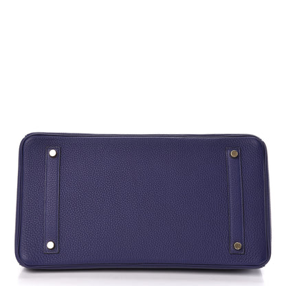 Hermes Togo Birkin 35 Bleu Encre 6 of 35