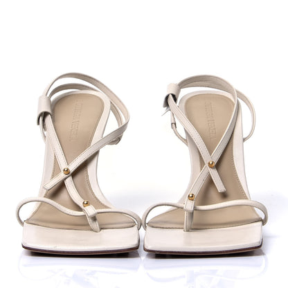 Bottega Veneta Lambskin Studded Stretch Multi Strap 90mm Sandals 36 Sea Salt 2 of 10