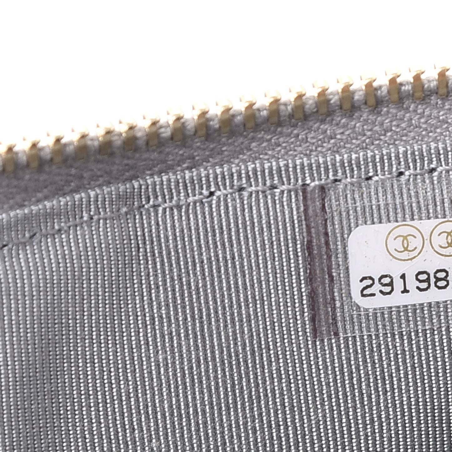 Caviar Quilted Classic iPhone Pouch Grey