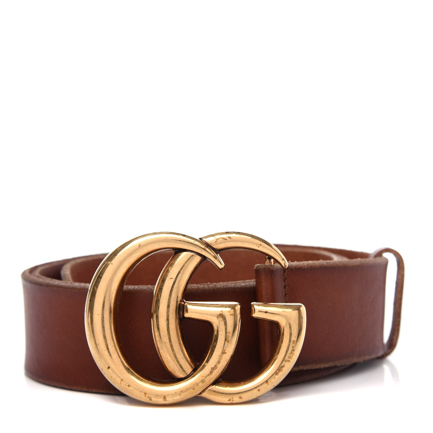 Gucci Faded Calfskin Double G 40mm Belt 95 38 Cuir 1 of 5