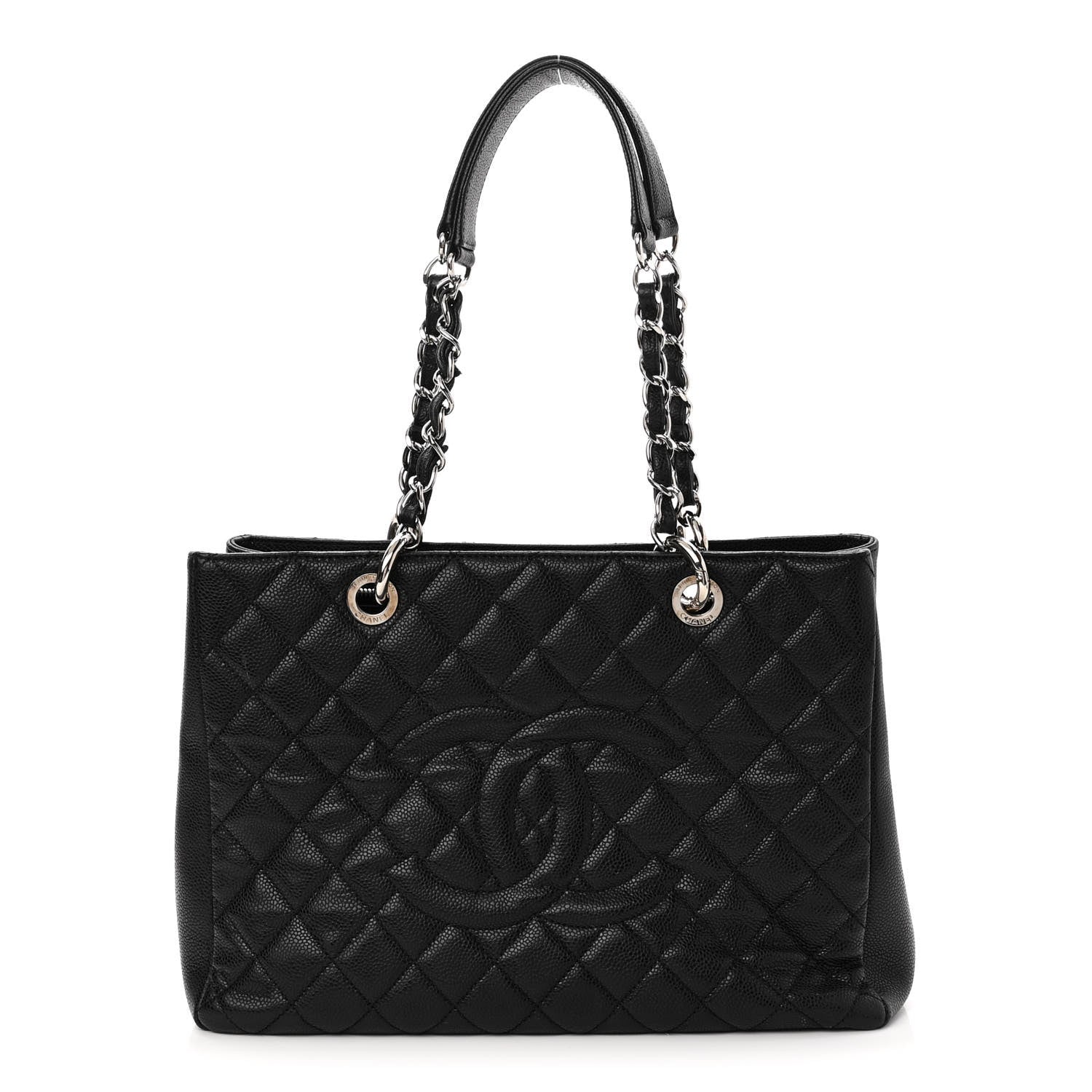 Chanel Caviar Quilted Grand Shopping Tote GST Black 1 of 11