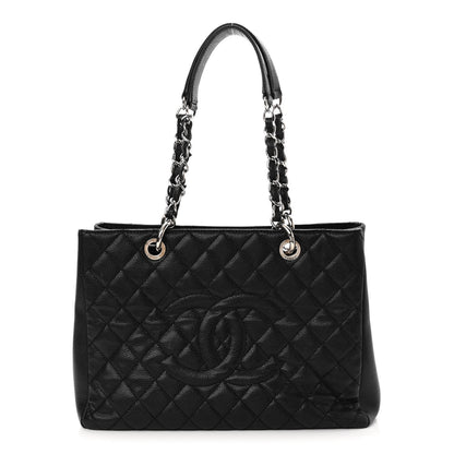 Chanel Caviar Quilted Grand Shopping Tote GST Black 1 of 11