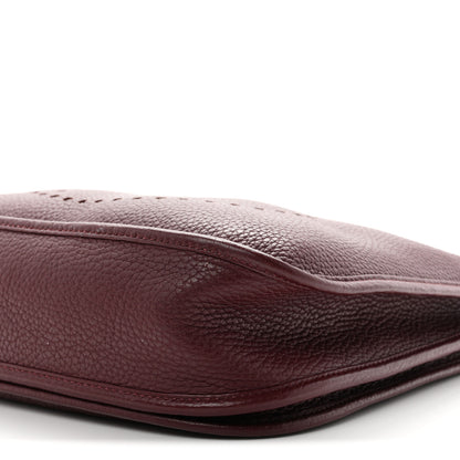 Hermes Taurillon Clemence Evelyne III PM Bordeaux 10 of 10