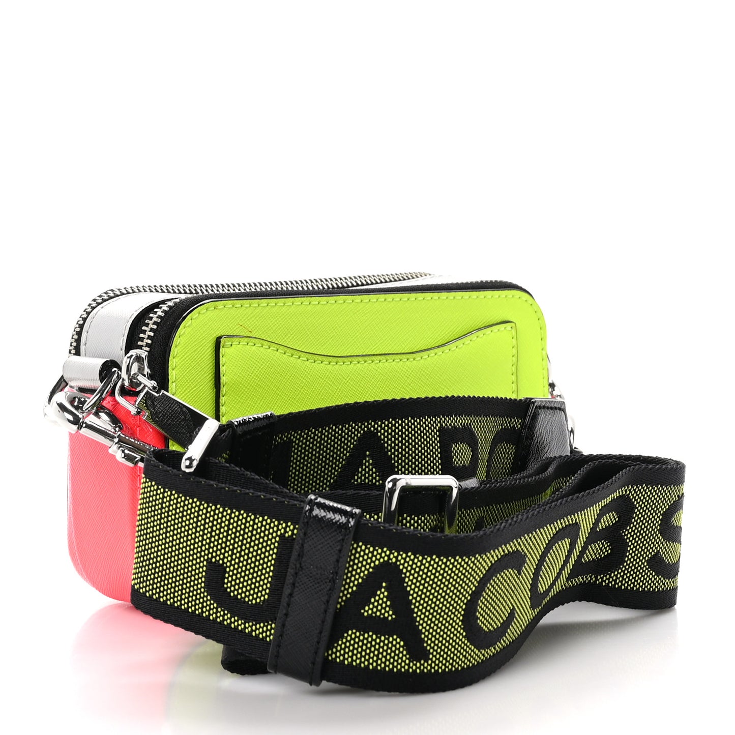 Saffiano Small Snapshot Camera Bag Bright Yellow