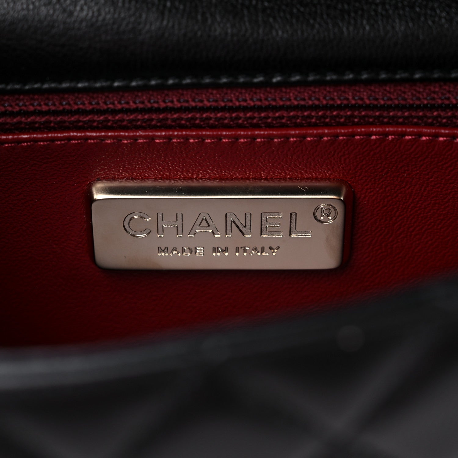 Chanel Lambskin Medium Westminster Pearl Flap Black 6 of 9