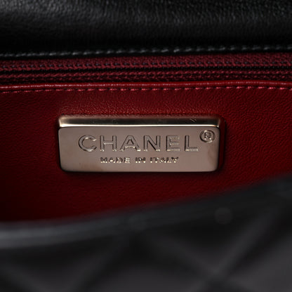 Chanel Lambskin Medium Westminster Pearl Flap Black 6 of 9