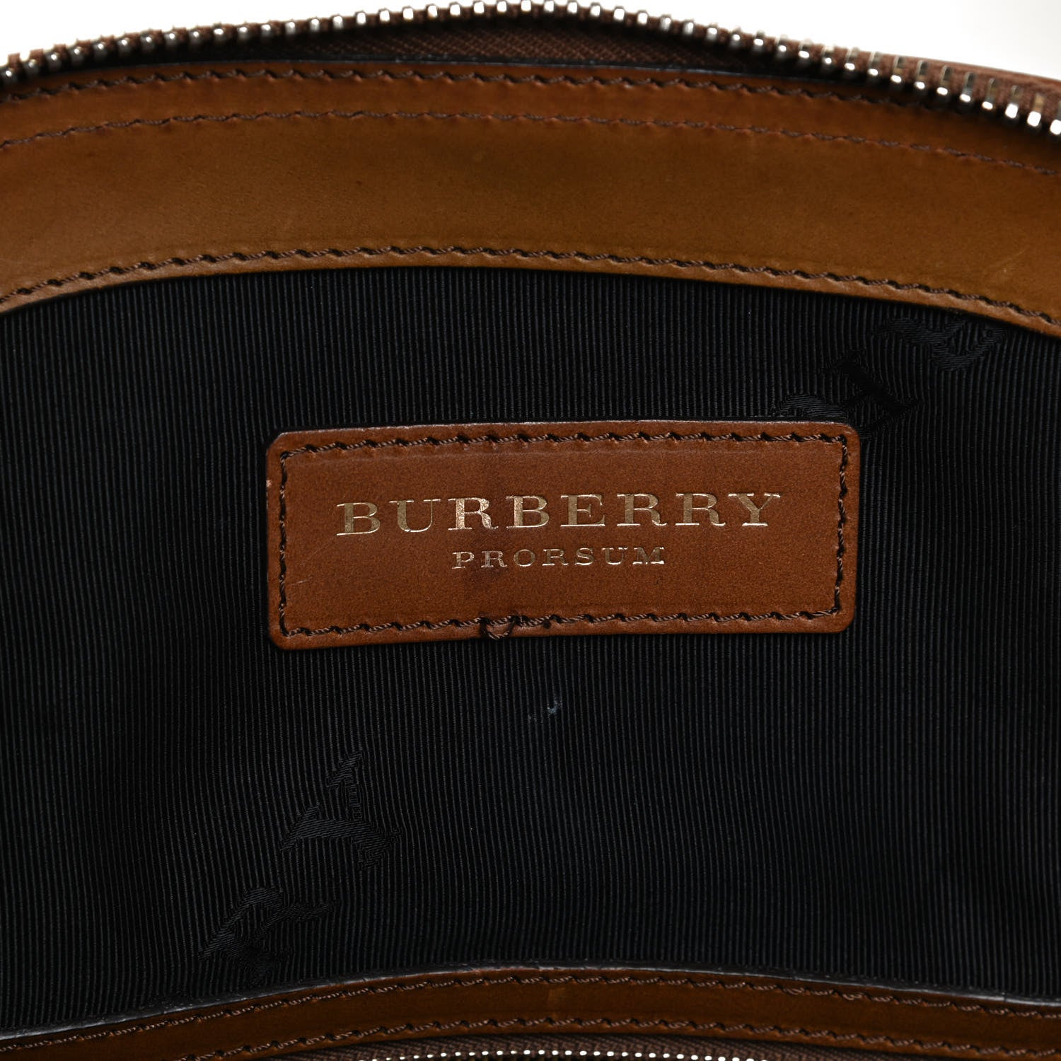 Burberry Canvas Mega Check Calfskin Medium Bloomsbury Saddle Brown 6 of 15