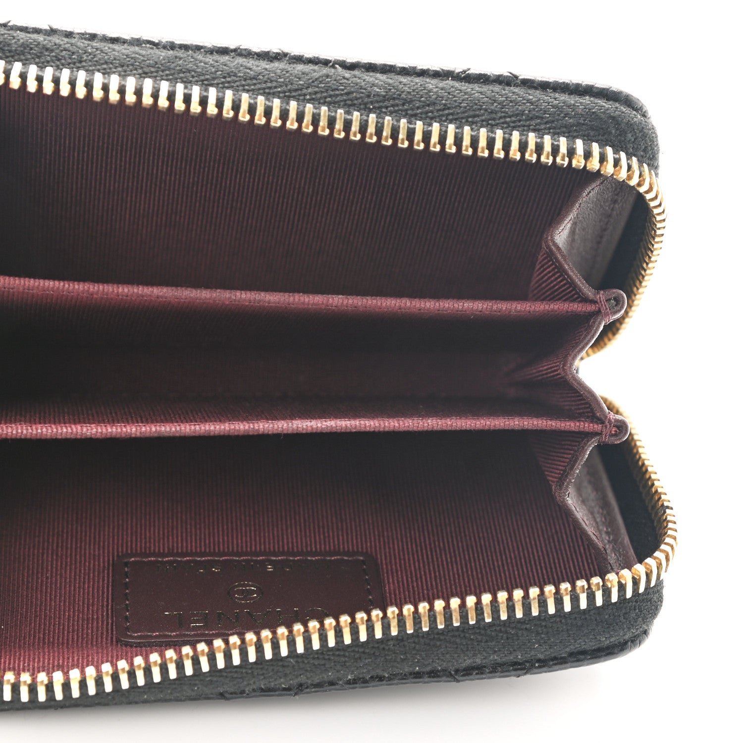 Chanel Caviar Quilted Zip Coin Purse Black 5 of 8
