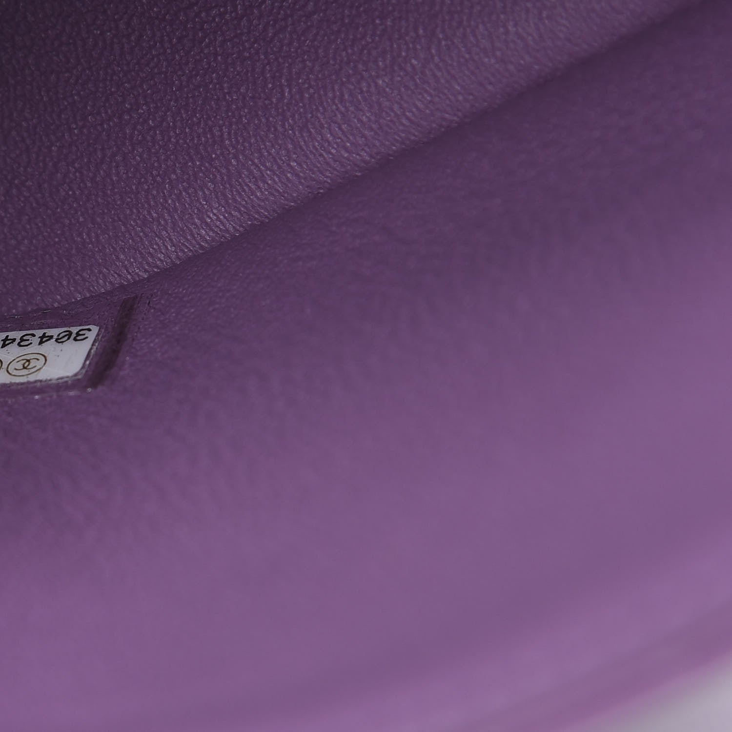 Chanel Lambskin Quilted Mini Rectangular Flap Purple 7 of 11