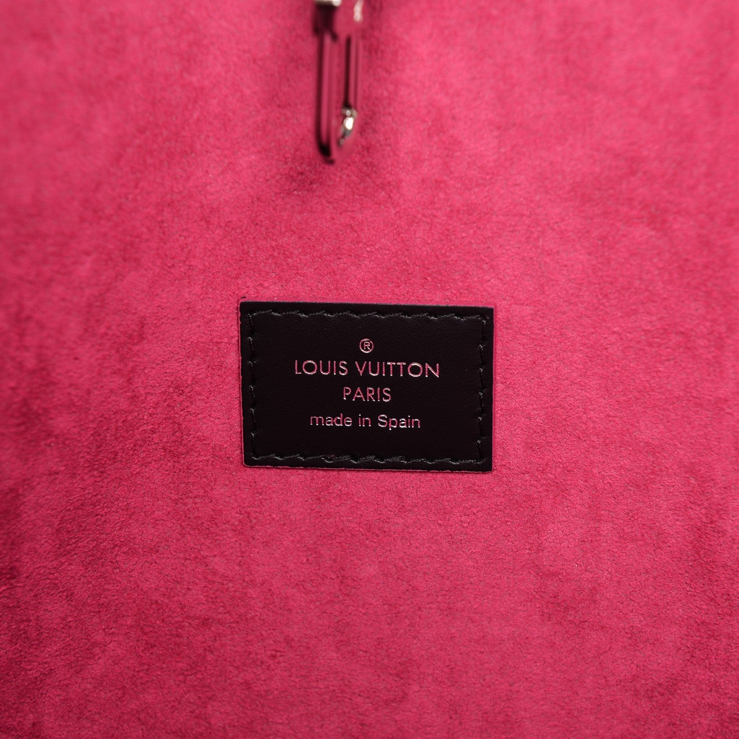 Louis Vuitton Epi Neverfull MM Black Hot Pink 7 of 7