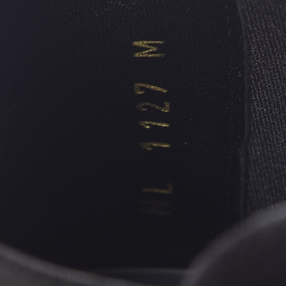 Louis Vuitton Suede Monogram Uniformes Cap Toe Chelsea 75mm Ankle Boots 37 Black 7 of 8