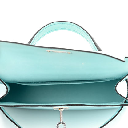 Hermes Epsom Mini Kelly Sellier 20 Bleu Zephyr 5 of 11