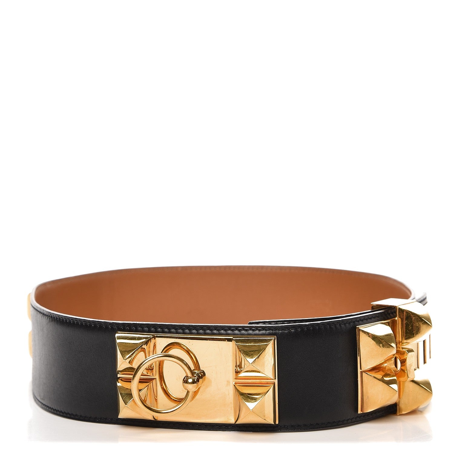 Hermes Box Collier De Chien CDC Belt 70 Black 1 of 8