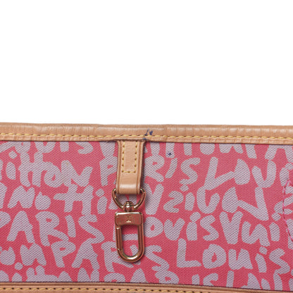 Louis Vuitton Monogram Graffiti Neverfull GM Fuchsia 10 of 13
