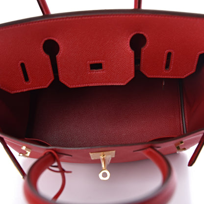 Hermes Epsom Birkin 30 Rouge Casaque 5 of 49