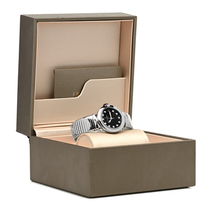 Bulgari Stainless Steel Diamond 33mm Lucea Automatic Watch Black 5 of 5