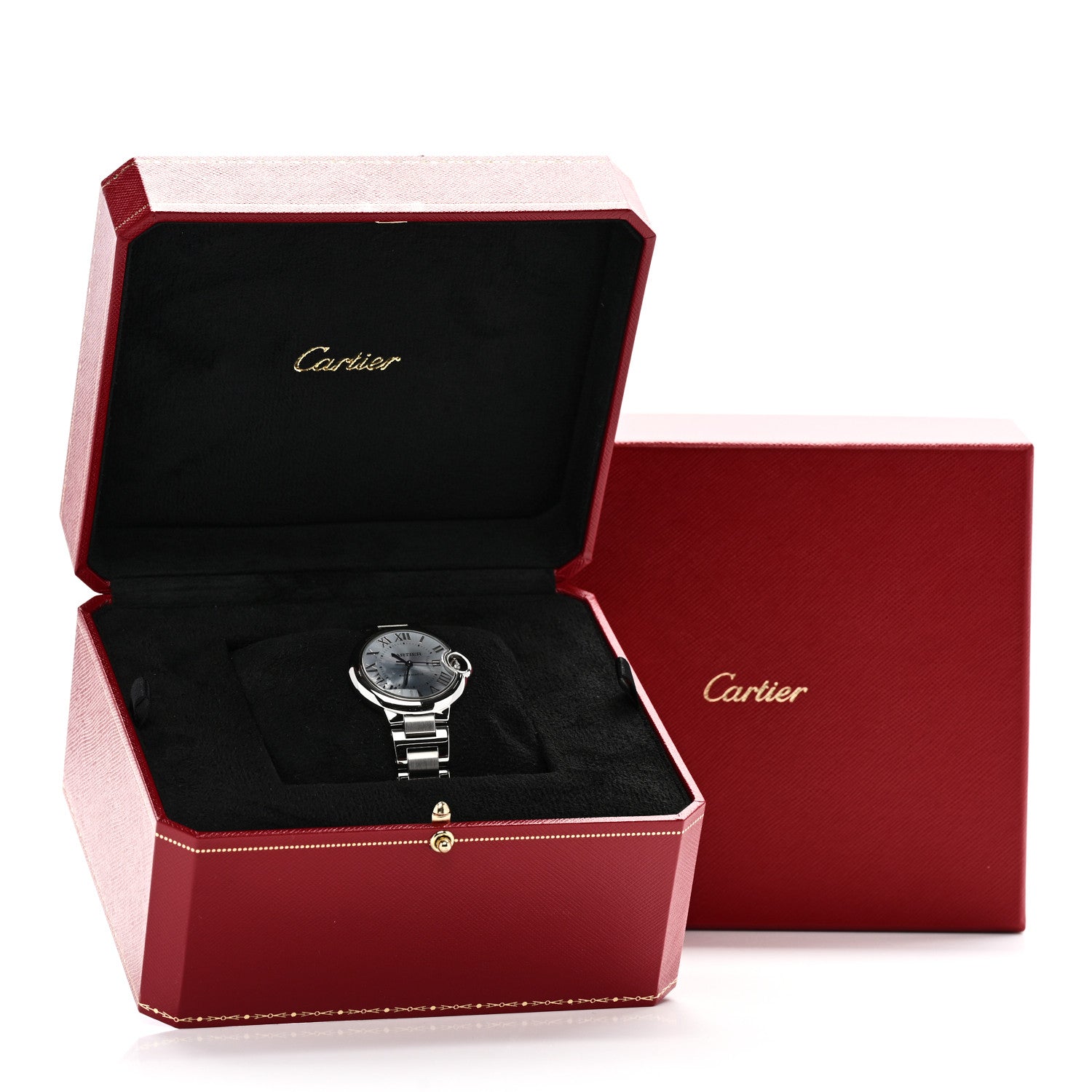 Cartier Stainless Steel 33mm Ballon Bleu De Cartier Automatic Watch Ice Blue 5 of 5