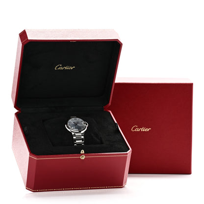 Cartier Stainless Steel 33mm Ballon Bleu De Cartier Automatic Watch Ice Blue 5 of 5
