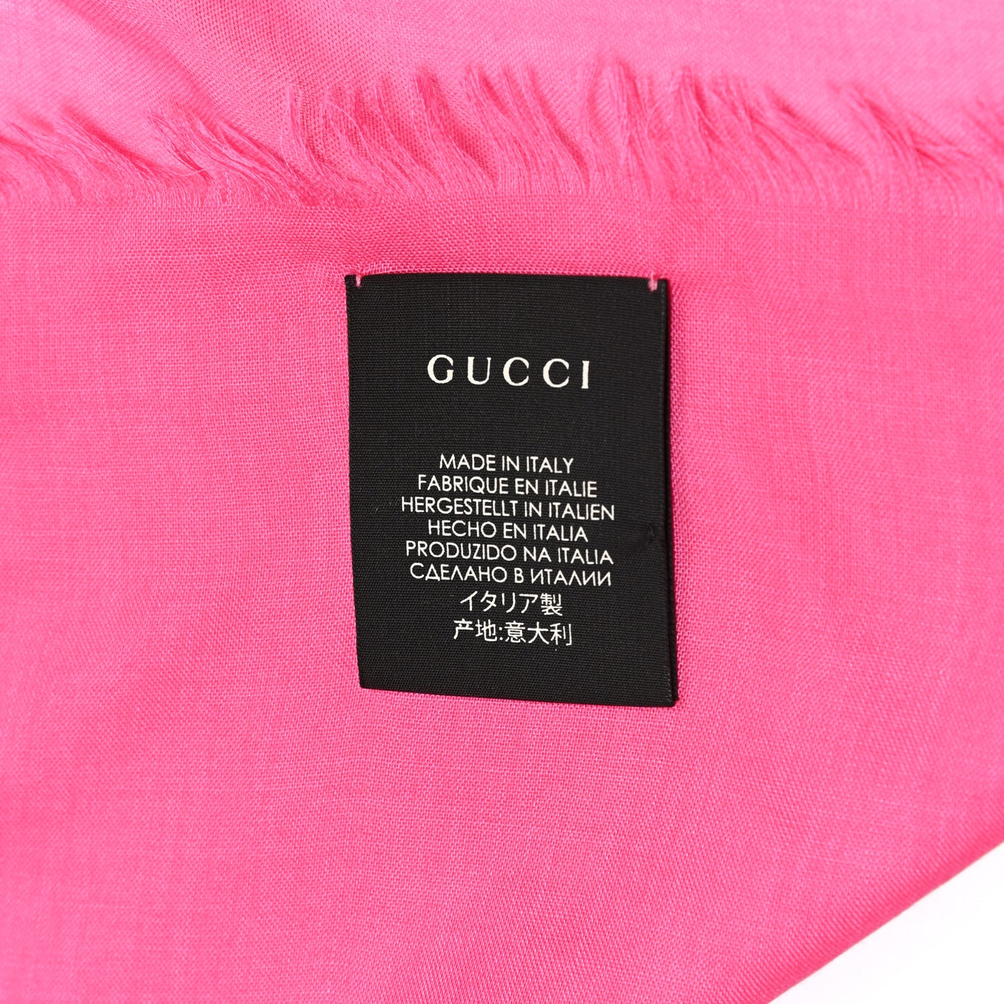 Modal Silk Gucci Two Shawl Fuxia
