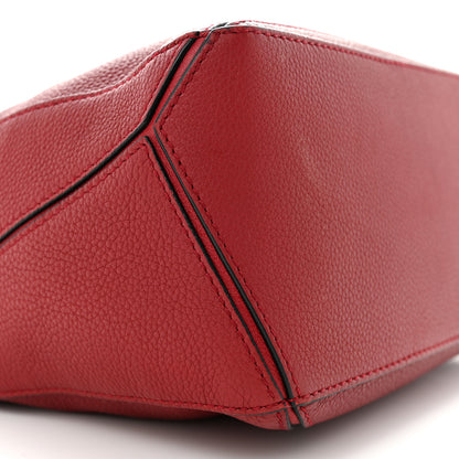 Loewe Grained Calfskin Small Puzzle Bag Rouge 9 of 18