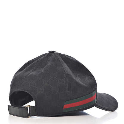 Gucci Monogram Web Baseball Hat L Black 4 of 5