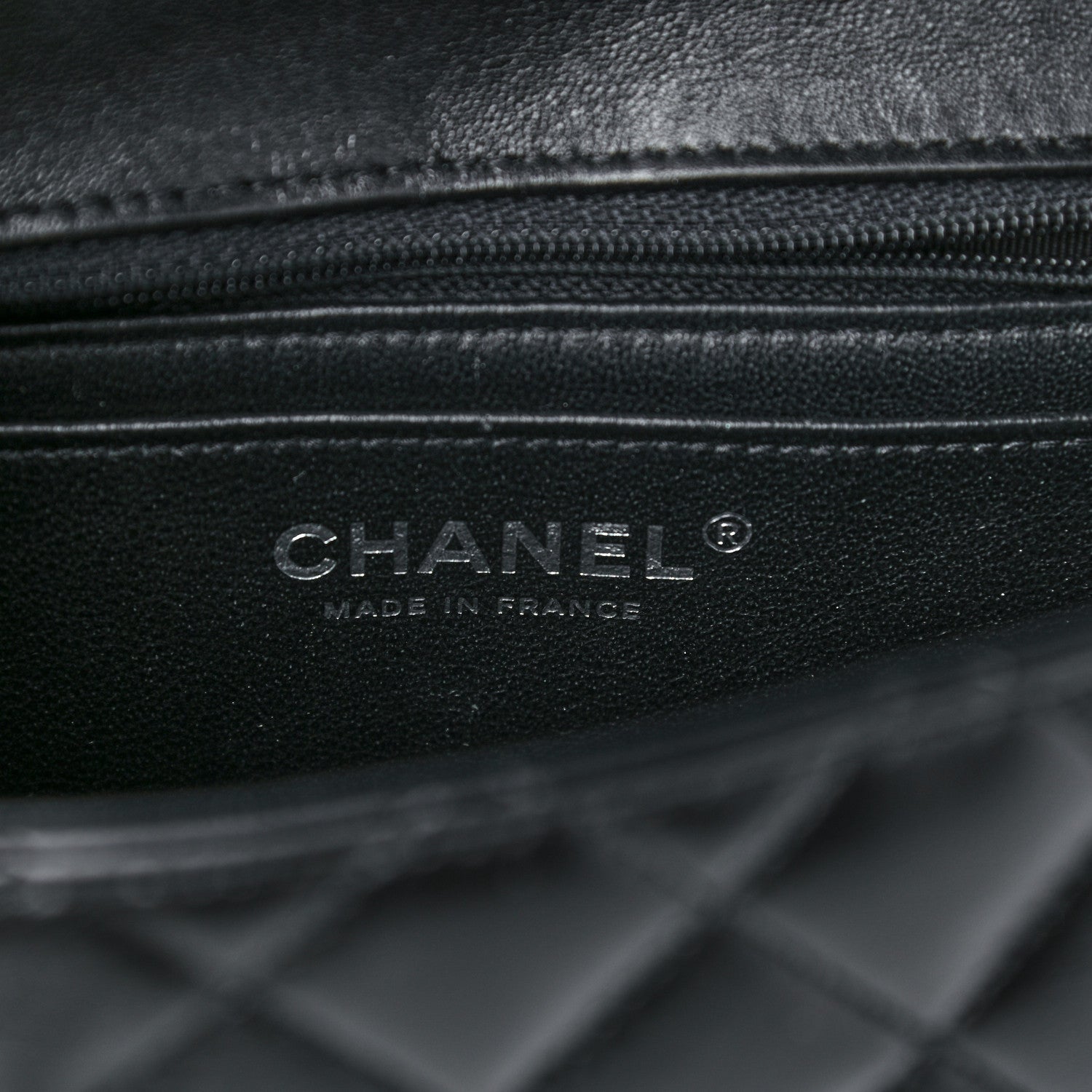 Chanel Lambskin Quilted Mini Square Flap Black 6 of 10