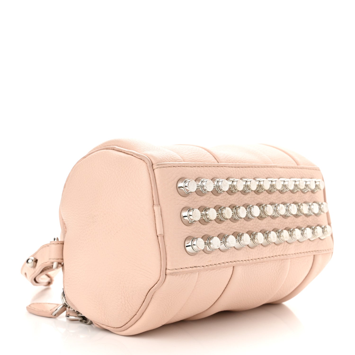Alexander Wang Pebbled Lambskin Mini Rockie Pale Pink Rhodium Hardware 4 of 10