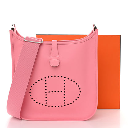 Hermes Epsom Evelyne III PM Rose Confetti 10 of 11