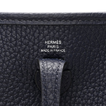 Hermes Taurillon Clemence Evelyne TPM Bleu Nuit 5 of 10