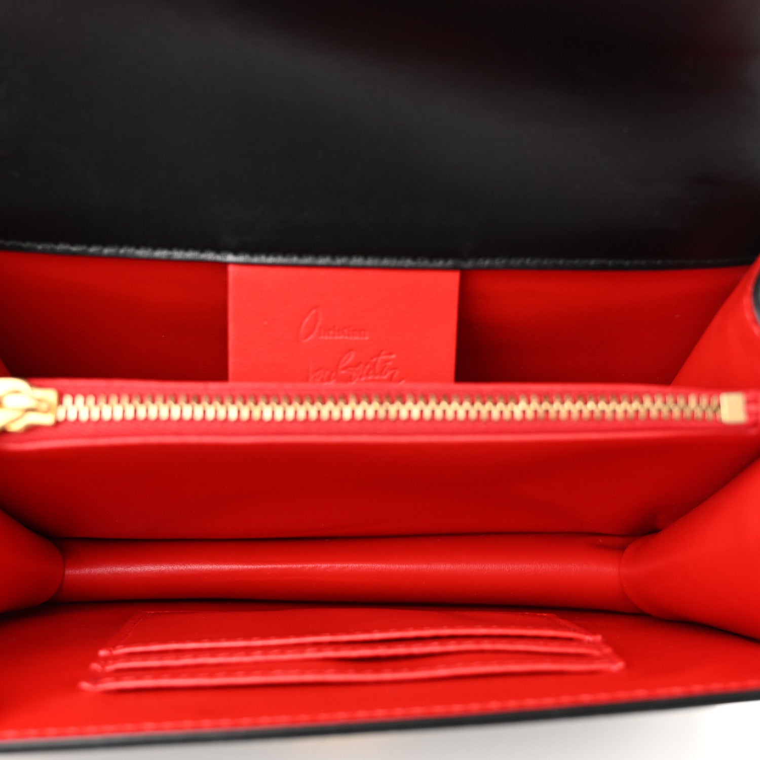 Christian Louboutin Nylon Reflex Calfskin Leopard Elisa Baguette Multicolor Black 5 of 10