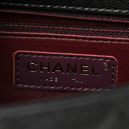 Chanel Caviar Lizard Quilted Small Coco Handle Flap Black 6 of 11