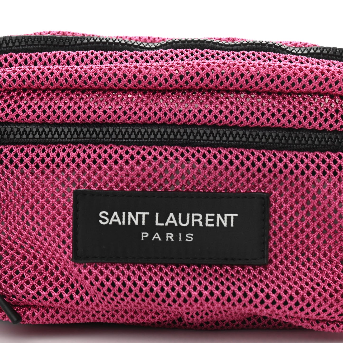 Nylon Mesh SLP Belt Bag Fuchsia
