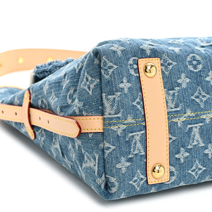 Louis Vuitton Monogram Denim CarryAll MM Blue 9 of 11